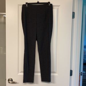Pattern Skinny Dress Pants